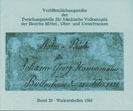 029 Noten-Buch für Johann Georg Hannamann, Bullenheim 1821