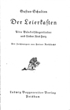 Horch, was geht dort draußen vor? // Des Sohnes Heimkehr