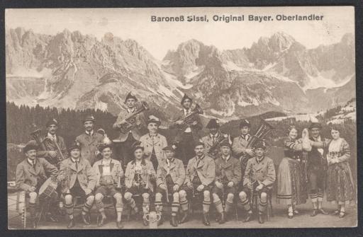 Baroneß Sissi, Original Bayer. [Bayerische] Oberlandler