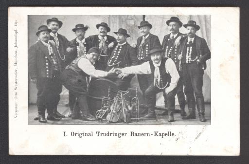 I. Original Trudringer Bauernkapelle. [1. Original Truderinger Bauernkapelle.]