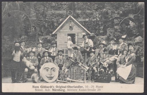 Hans Gebhardt's Original Oberlandler. 10-15 Mann