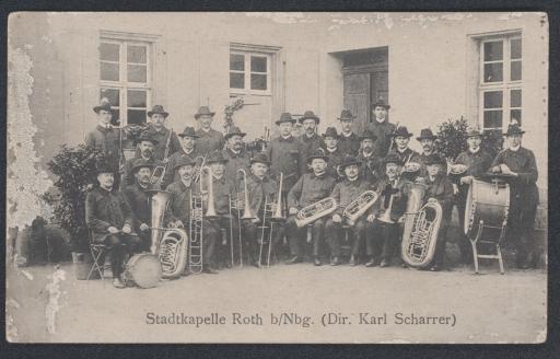 Stadtkapelle Roth b/Nbg. [Roth bei Nürnberg] ( Dir. [Direktion] Karl Scharrer)