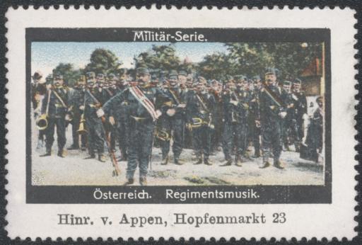 Militär-Serie. Österreich. Regimentsmusik.