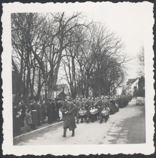 [Spielmannszug Crailsheim beim „Heldengedenktag“ 1939]