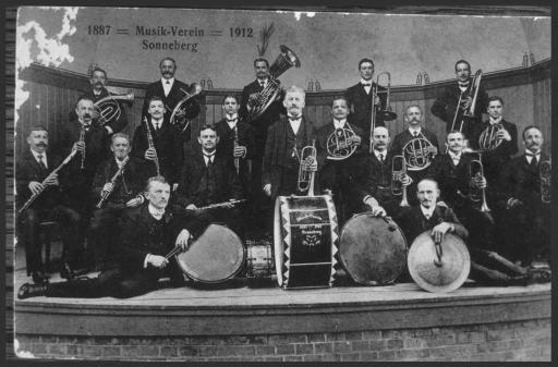 [Zum 25-jährigen Jubiläum des Musikvereins Sonneberg, 1887-1912]