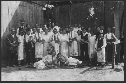 [Kapelle Stiefler, Pittersdorf, auf Kirchweih Gesees, 1923]