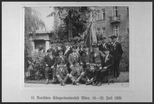 10. Deutsches Sängerbundesfest Wien, 19.-22. Juli 1928