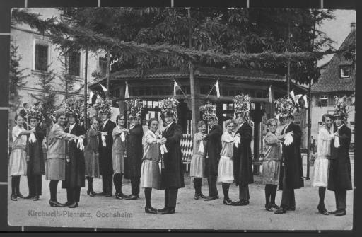 [Kirchweih-Plantänzer, Gochsheim 1929]