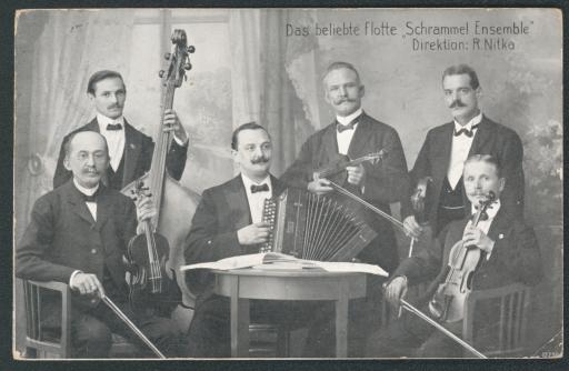 Das beliebte flotte „Schrammel Ensemble“ / Direktion: R. Nitka