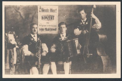 Konzert der Original Schweizer Aelpler-Musik Edelweiß