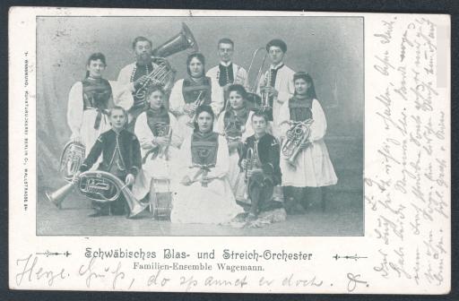 Schwäbisches Blas- und Streich-Orchester / Familien-Ensemble Wagemann.