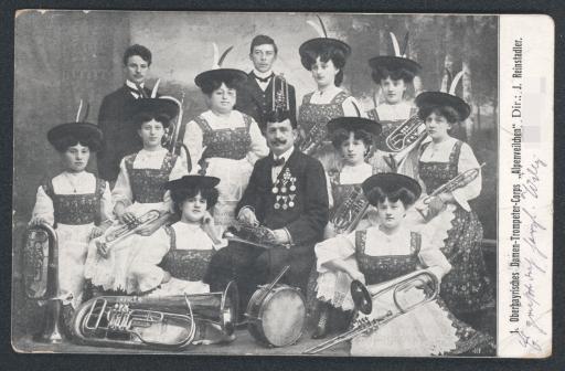 Oberbayrisches Damen-Trompeten-Corps „Alpenveilchen“ 1911