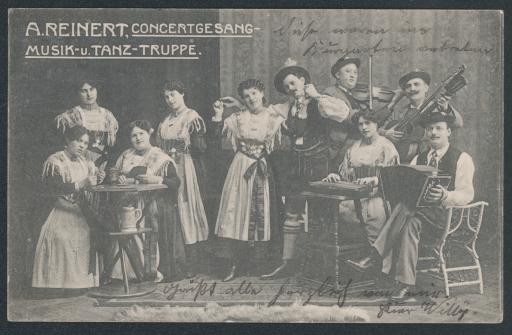 A. Reinert, Concertgesang- Musik- und Tanz-Truppe. [Konzertgesang-, Musik- und Tanztruppe] 