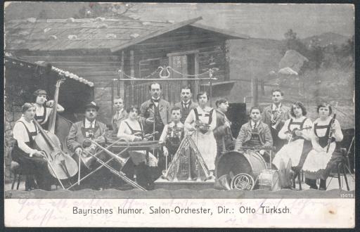Bayrisches humor. [humoristisches] Salon-Orchester, Dir. [Direktion]: Otto Türksch.