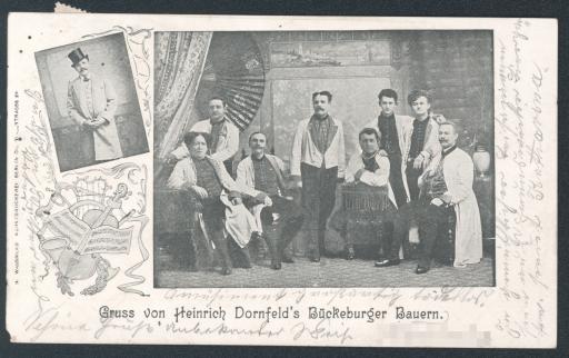 Gruss von Heinrich Dornfelder’s Bückeburger Bauern.