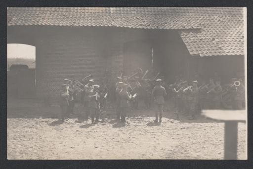 [Deutsche Militärkapelle in Gris Pot, 1918]