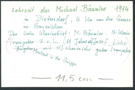 [Michael Bäumler, Dietersdorf, 1914]