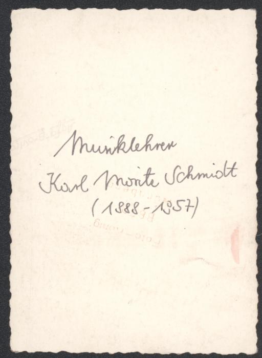 [Karl Moritz Schmidt, Musiklehrer]