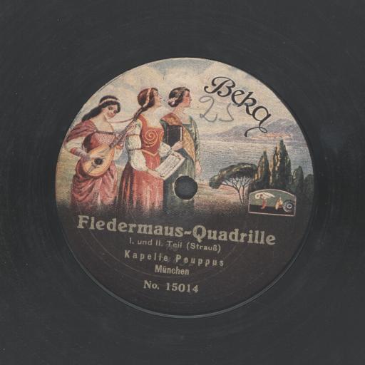 Fledermaus-Quadrille : I. und II. Teil