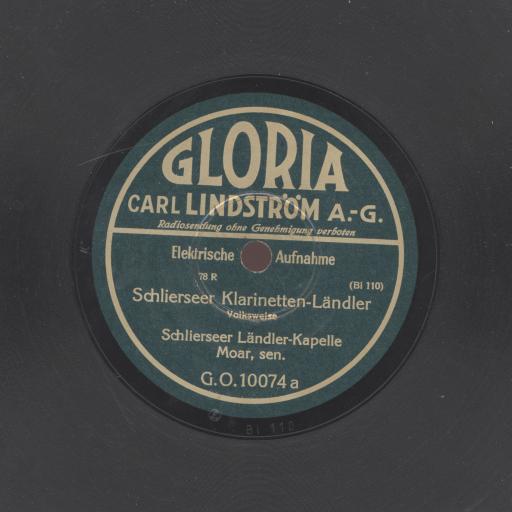 Schlierseer Klarinetten-Ländler : Volksweise