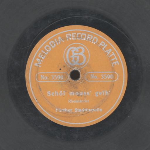 Schöi mouss’ geïh’ : Rheinländer [Schön muss es gehen : Rheinländer]