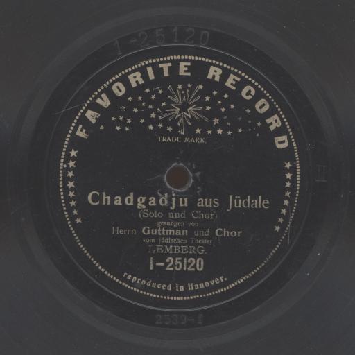 Chadgadju aus Jüdale : Solo und Chor