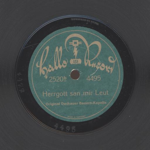 Herrgott san mir Leut [Herrgott, sind wir Leute]