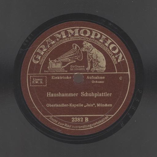 Haushammer Schuhplattler [Haushamer Schuhplattler]